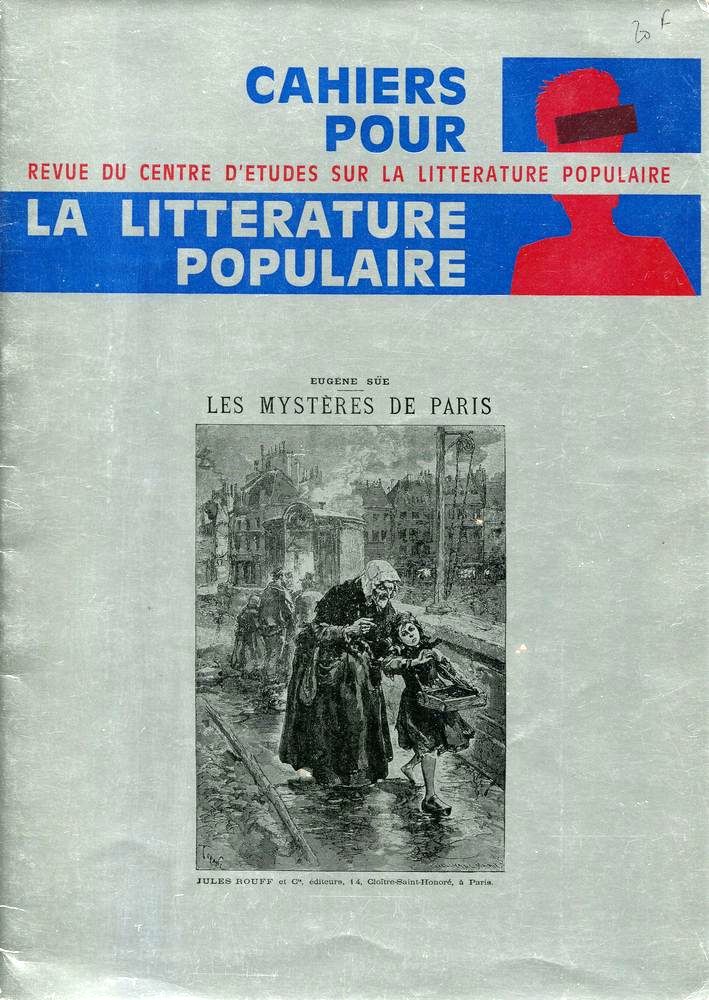 Cahiers pour la littérature populaire n° 1 - REVUE - Fiche livre