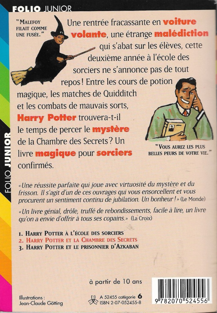 Harry Potter et la Chambre des secrets : quelles notes pour le XV