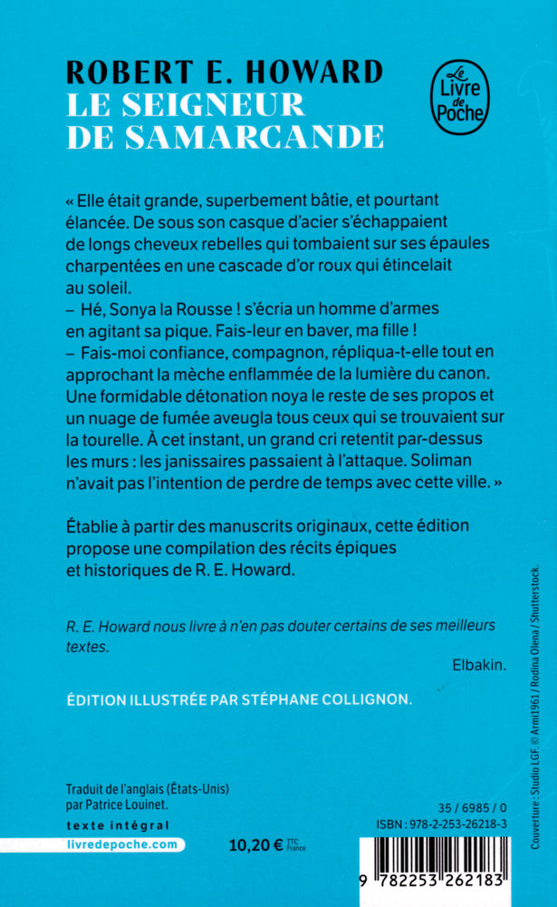 Le Seigneur de Samarcande - Robert E. HOWARD - Fiche livre - Critiques -  Adaptations - nooSFere