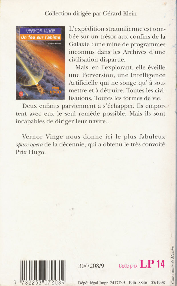 Vernor Vinge (auteur de Un feu sur l'abîme) - Babelio
