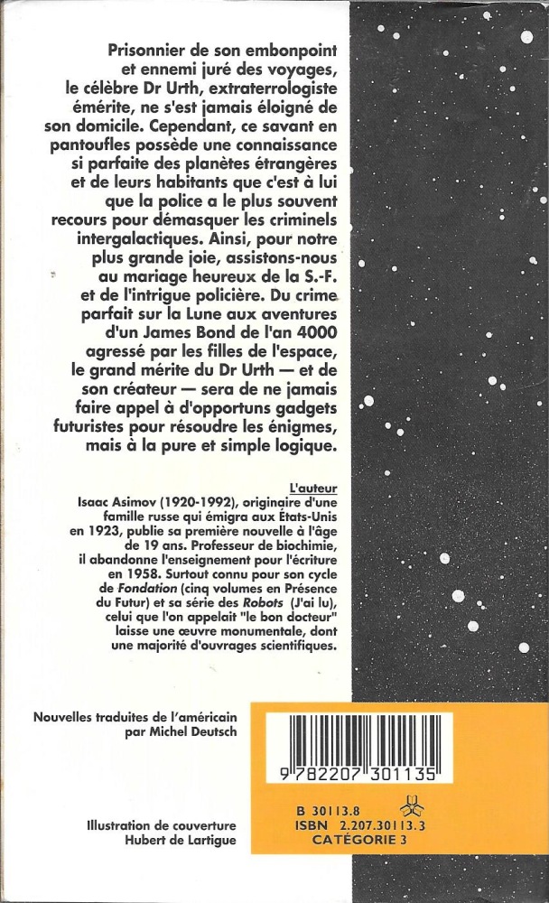 Histoires mystérieuses - 1 - Isaac ASIMOV - Fiche livre - Critiques -  Adaptations - nooSFere