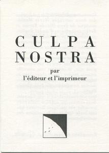 Culpa Nostra