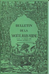 Bulletin de la Socit Jules Verne n 69 : Spcial lettres n 2