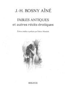 Fables Antiques et autres rcits rotiques