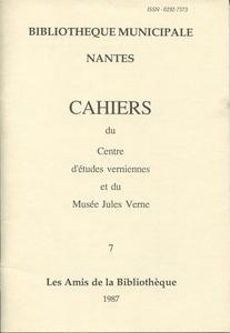 Cahiers du Centre d'tudes verniennes et du Muse Jules Verne n 7