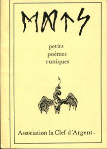 Le Cri Mcanique n 4 bis : Petits pomes runiques