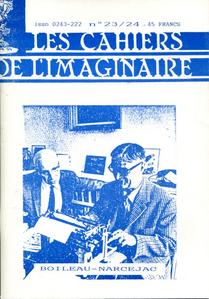 Les Cahiers de l'Imaginaire n 23/24 : Boileau-Narcejac