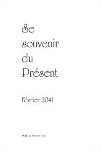 Se souvenir du prsent