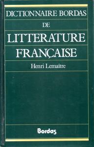 Dictionnaire Bordas de littrature franaise et francophone