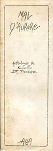 Mal d'Aurore n 1 : Anthologie de Nouvelle SF Franaise