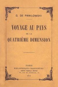 Voyage au pays de la quatrime dimension