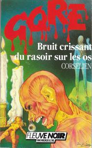 Bruit crissant du rasoir sur les os