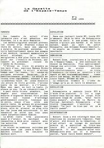 La Gazette de l'Espace-Temps n 3