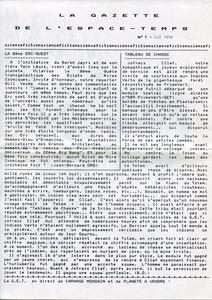 La Gazette de l'Espace-Temps n 6