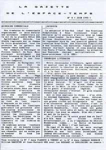La Gazette de l'Espace-Temps n 8