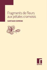 Fragments de fleurs aux ptales cramoisis