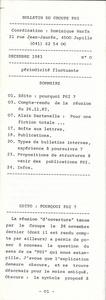 Bulletin du Groupe Phi n 0