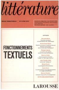 Littrature n 10 : Fonctionnements textuels