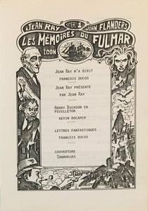 Les Mmoires du Fulmar n 1 : Jean Ray/John Flanders