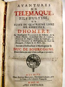 Les Aventures de Tlmaque, fils d'Ulysse avec les Aventures d'Aristonos