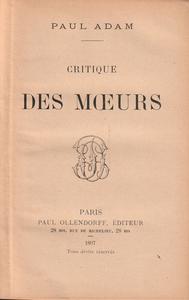 Critique des murs