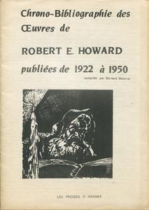 Chrono-Bibliographie des uvres de Robert E. Howard publies de 1922  1950