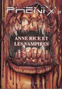 Phénix n° 39 : Anne Rice et les Vampires