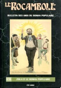 Le Rocambole n 19 : Zola et le roman populaire