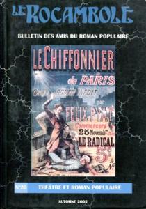 Le Rocambole n 20 : Thtre et roman populaire