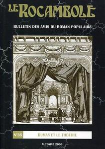Le Rocambole n 36 : Dumas et le thtre