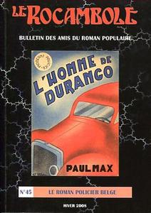 Le Rocambole n 45 : Le roman policier belge
