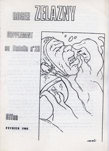 Bulletin du Sffan n 23 - Supplment Roger Zelazny